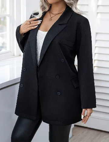 Sacou SHEIN CURVE, negru