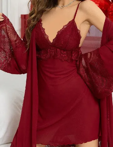 Rochie de noapte SHEIN, rosu