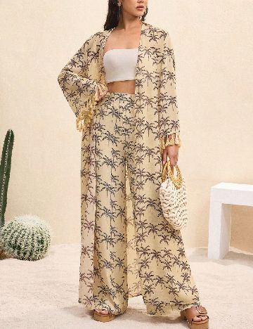 Kimono SHEIN, crem