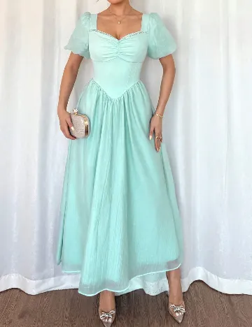 Rochie lunga SHEIN, verde