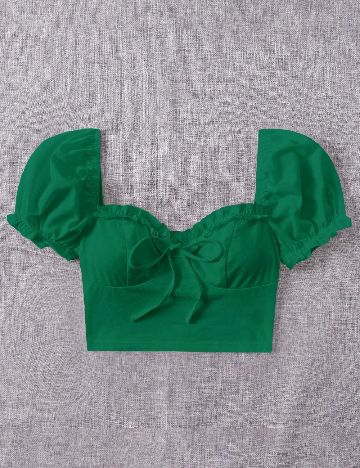 Top SHEIN, verde