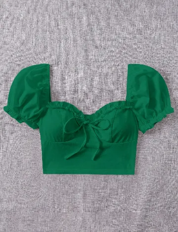 Top SHEIN, verde
