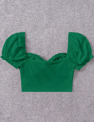 Top SHEIN, verde