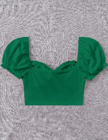 Top SHEIN, verde