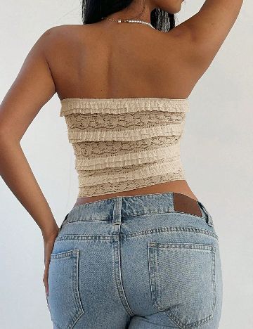 Top SHEIN, crem