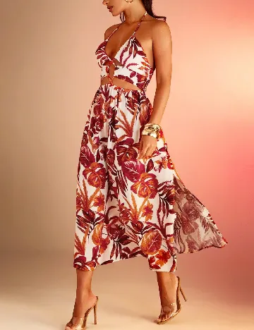Rochie medie SHEIN, floral print