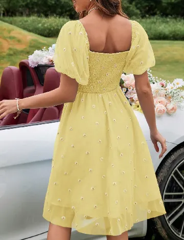 Rochie scurta SHEIN, galben
