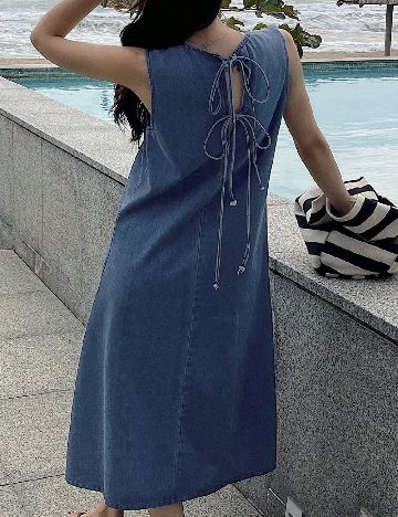 Rochie scurta Dazy, albastru