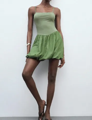 Rochie scurta SHEIN, verde