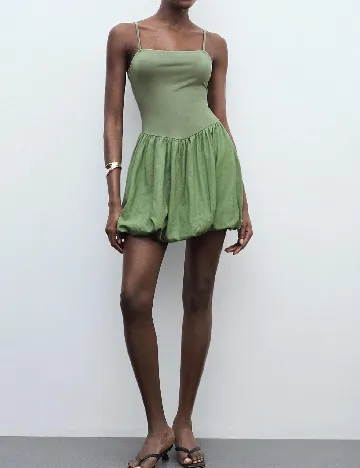 Rochie scurta SHEIN, verde