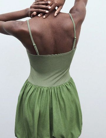 Rochie scurta SHEIN, verde