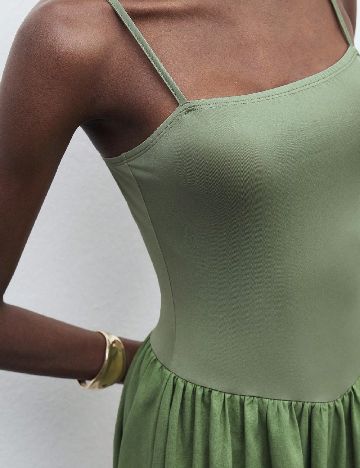 Rochie scurta SHEIN, verde