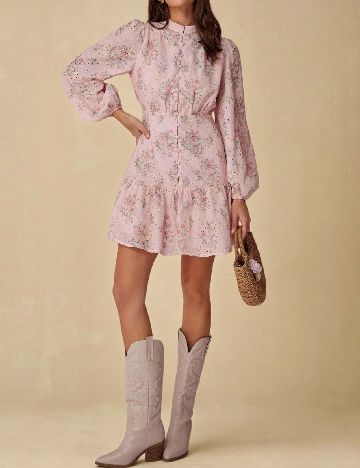 Rochie scurta SHEIN, roz