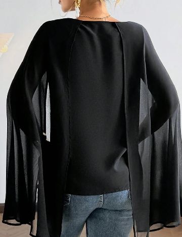 Bluza SHEIN CURVE, negru