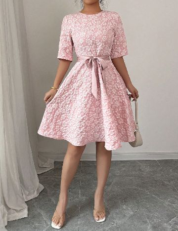 Rochie scurta SHEIN, roz