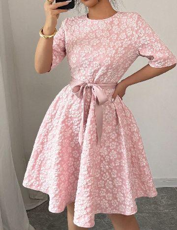 Rochie scurta SHEIN, roz