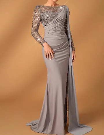 Rochie lunga SHEIN, gri