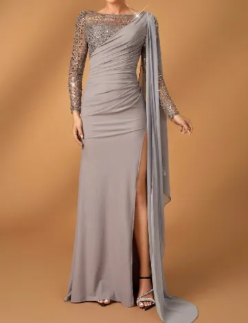 Rochie lunga SHEIN, gri