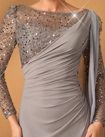 Rochie lunga SHEIN, gri