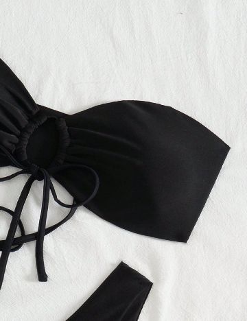 Set costume de baie. 2 bucati SHEIN, negru