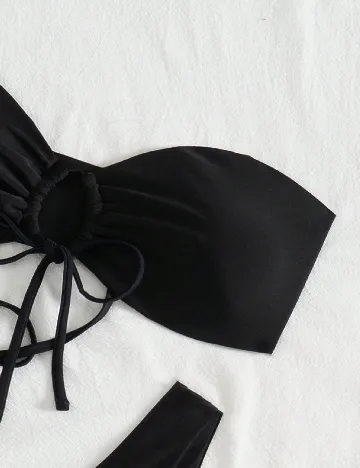 Set costume de baie. 2 bucati SHEIN, negru