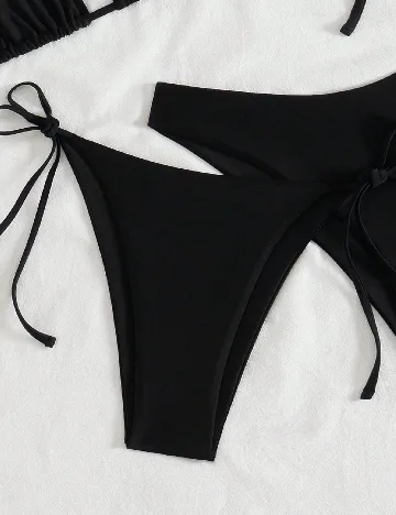 Set costume de baie. 2 bucati SHEIN, negru