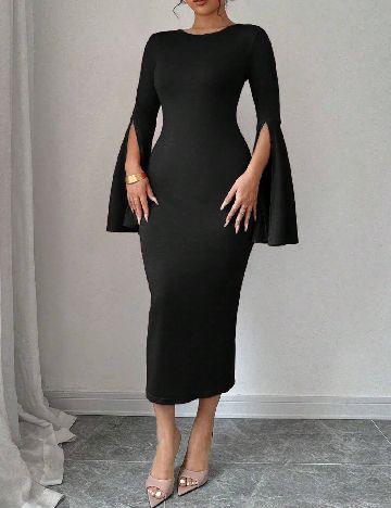 Rochie medie SHEIN, negru