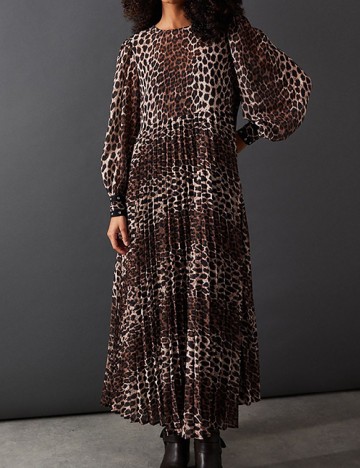 Rochie lunga WAREHOUSE, animal print