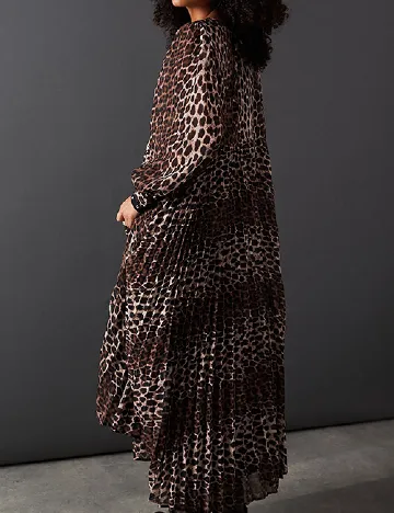 Rochie lunga WAREHOUSE, animal print