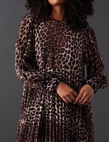 Rochie lunga WAREHOUSE, animal print