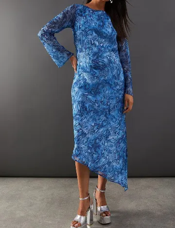 Rochie medie WAREHOUSE, albastru