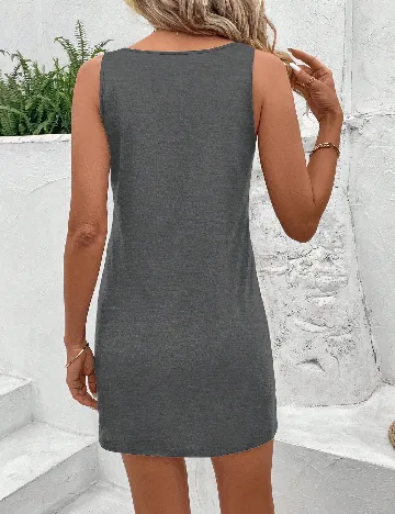 Rochie scurta SHEIN, gri