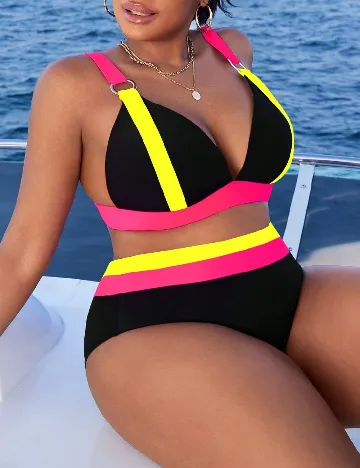 Costum de baie SHEIN CURVE, mix culori