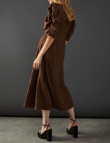 Rochie medie WAREHOUSE, maro