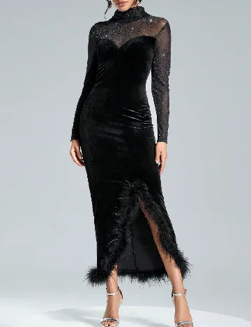 Rochie medie SHEIN, negru