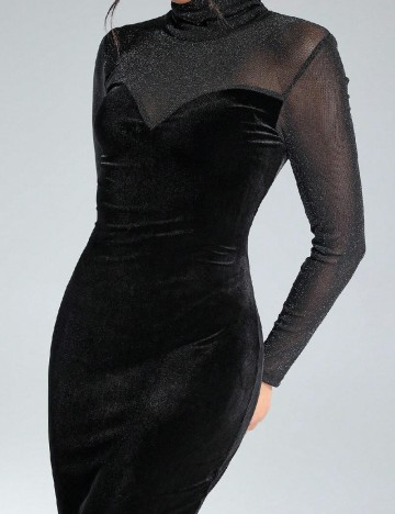 Rochie medie SHEIN, negru