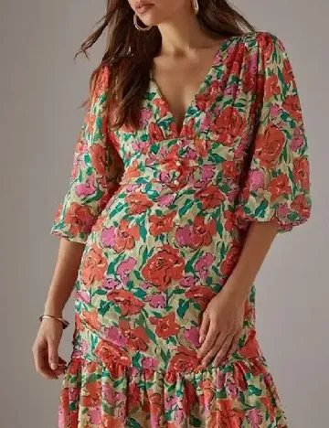 Rochie medie WAREHOUSE, floral