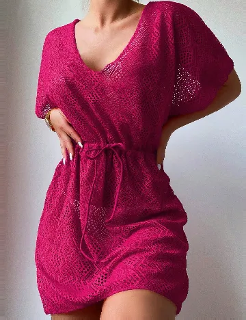 Rochie de plaja SHEIN, roz