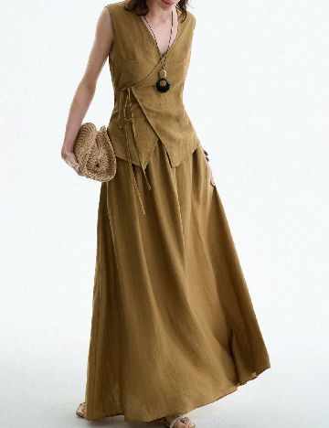 Rochie lunga SHEIN, maro