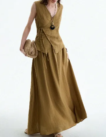Rochie lunga SHEIN, maro
