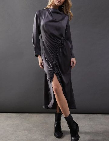 Rochie medie WAREHOUSE, gri
