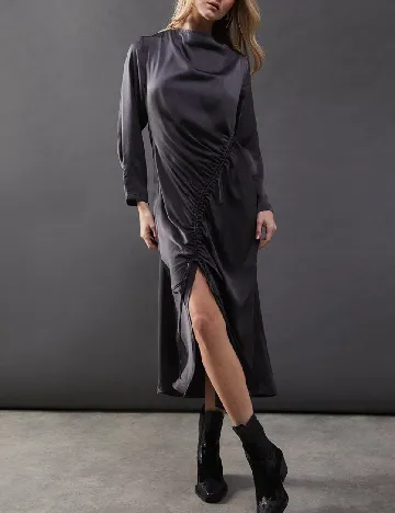 Rochie medie WAREHOUSE, gri