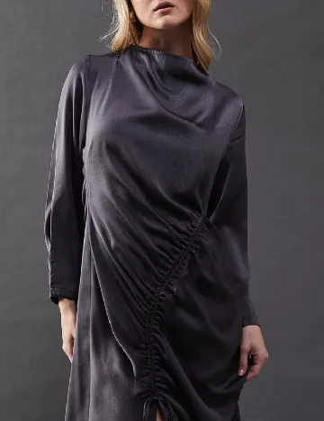 Rochie medie WAREHOUSE, gri