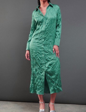 Rochie lunga WAREHOUSE, verde