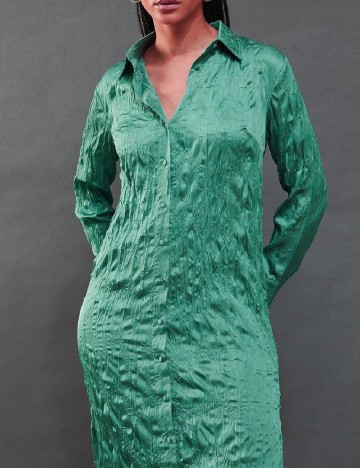 Rochie lunga WAREHOUSE, verde