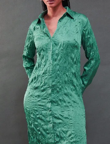 Rochie lunga WAREHOUSE, verde