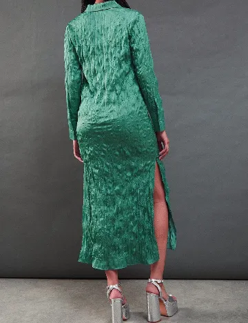 Rochie lunga WAREHOUSE, verde