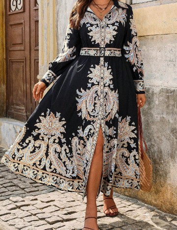 Rochie lunga SHEIN CURVE, mix culori