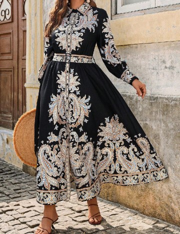 Rochie lunga SHEIN CURVE, mix culori