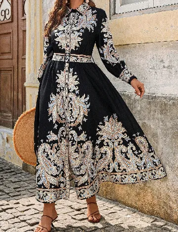 Rochie lunga SHEIN CURVE, mix culori